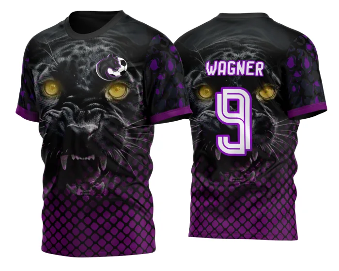 Arte Vetor Camisa InterClasse Cara Pantera Negra