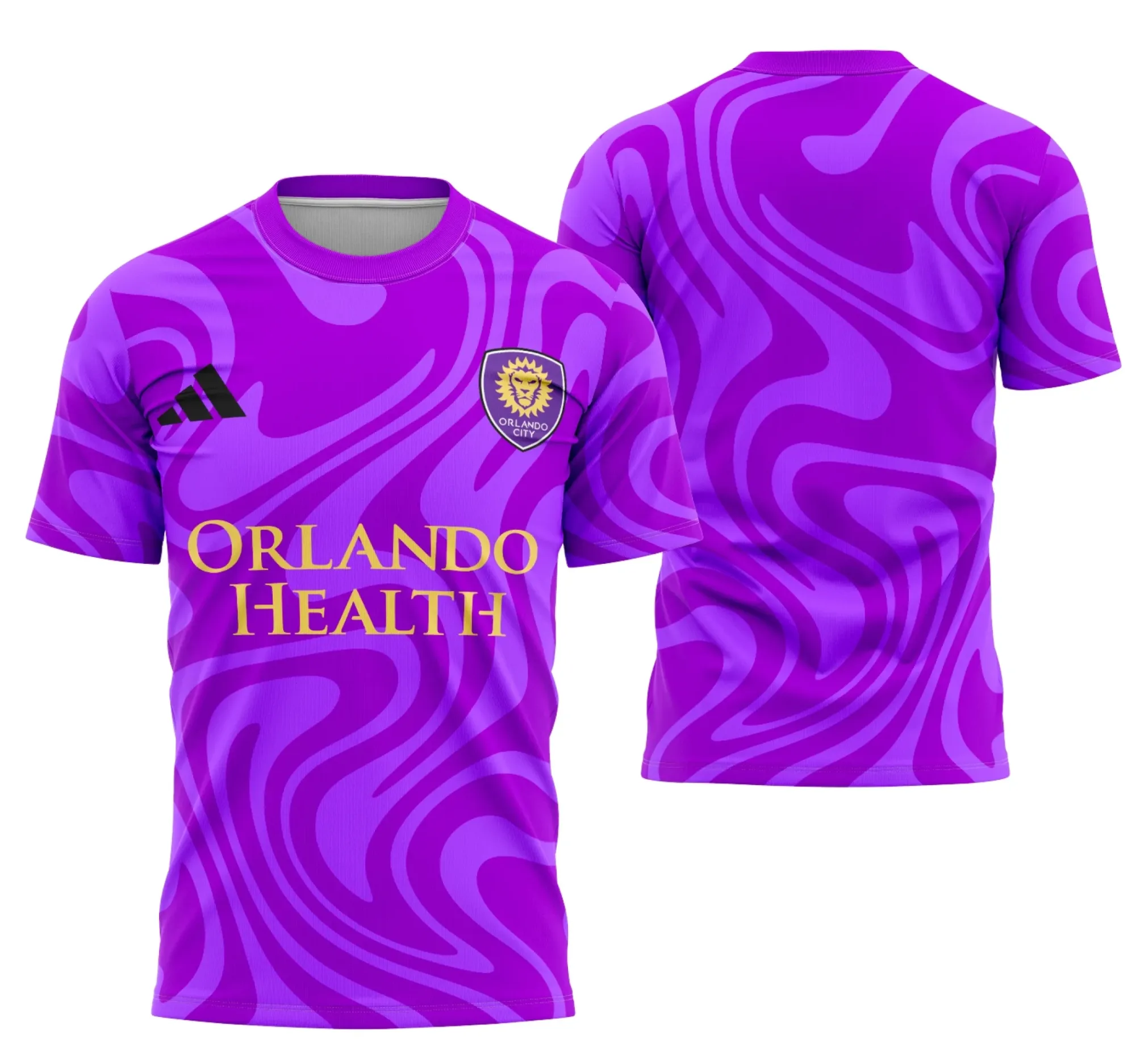 Camiseta unissex branca com logo no peito e estampa grande nas costas com tema Interclasse Cidade De Orlando, ideal para eventos e uso casual.