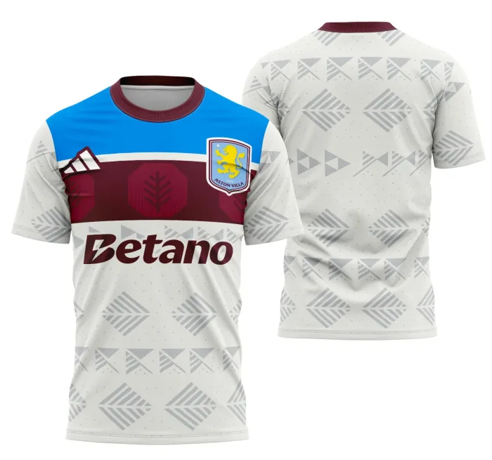 Arte Camisa Interclasse Conceito Aston Villa