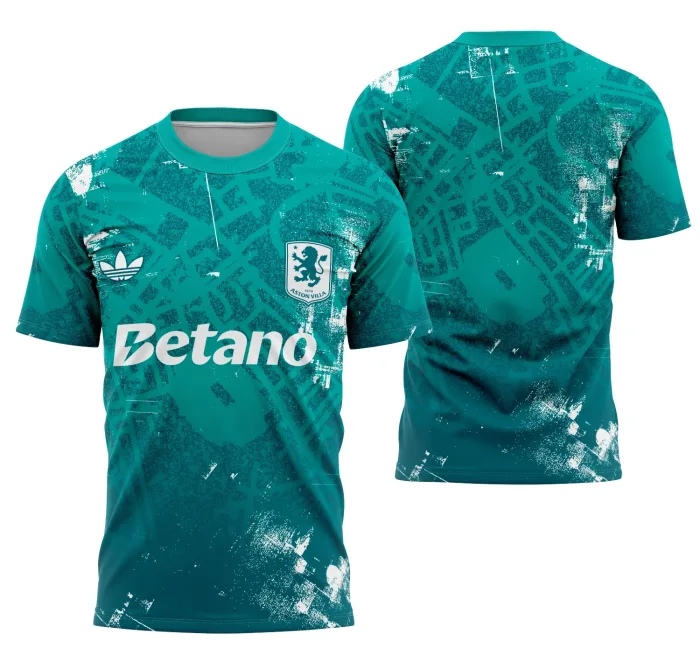 Arte Camisa Interclasse Conceito Aston Villa - Modelo 2