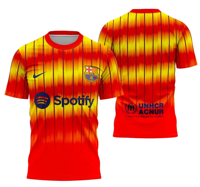 Arte Camisa Interclasse Conceito De Barcelona - Modelo 2