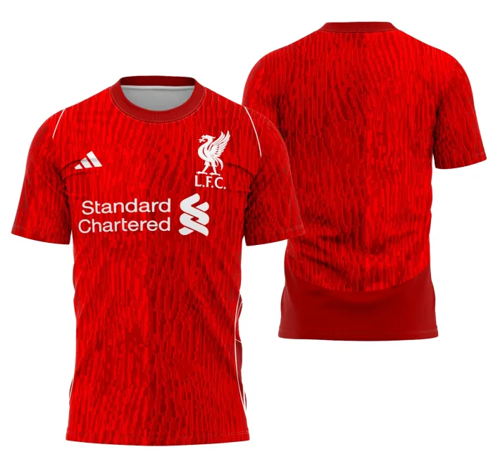 Arte Camisa Interclasse Conceito De Liverpool - Modelo 2