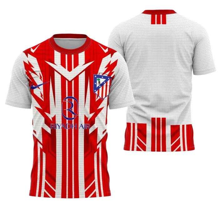 Arte Camisa Interclasse Conceito Do Atlético De Madrid - Modelo 2