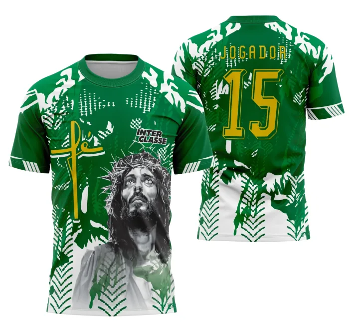 Camisa Interclasse Futebol Jesus Cristo modelo 23