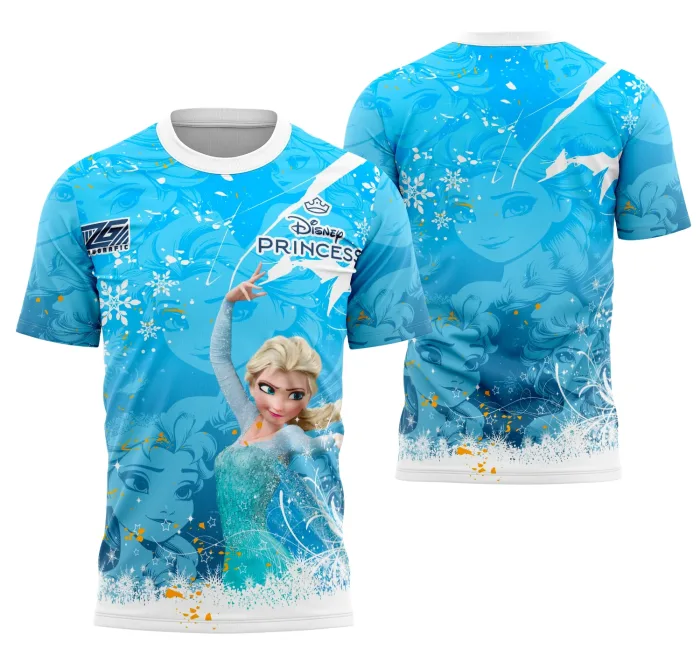 Arte Camisa Interclasse Elsa (Série Da Disney)