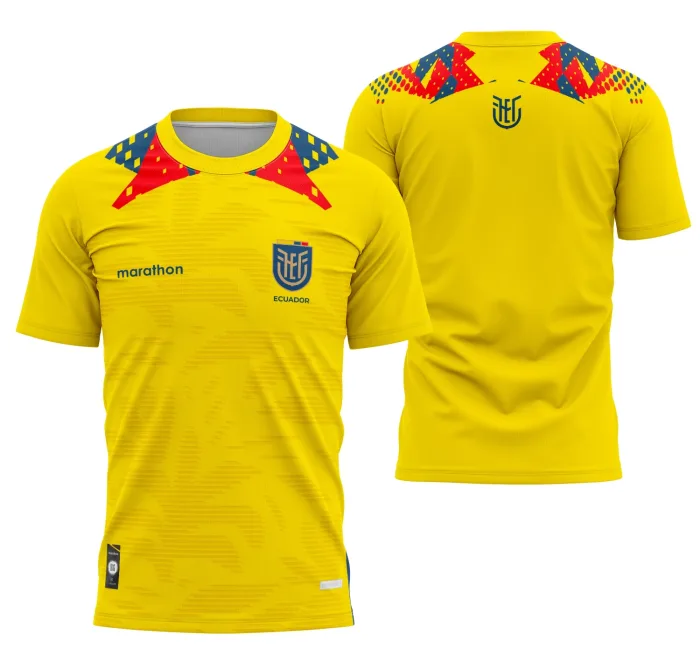 Arte Camisa Interclasse Equador Feminino 2024