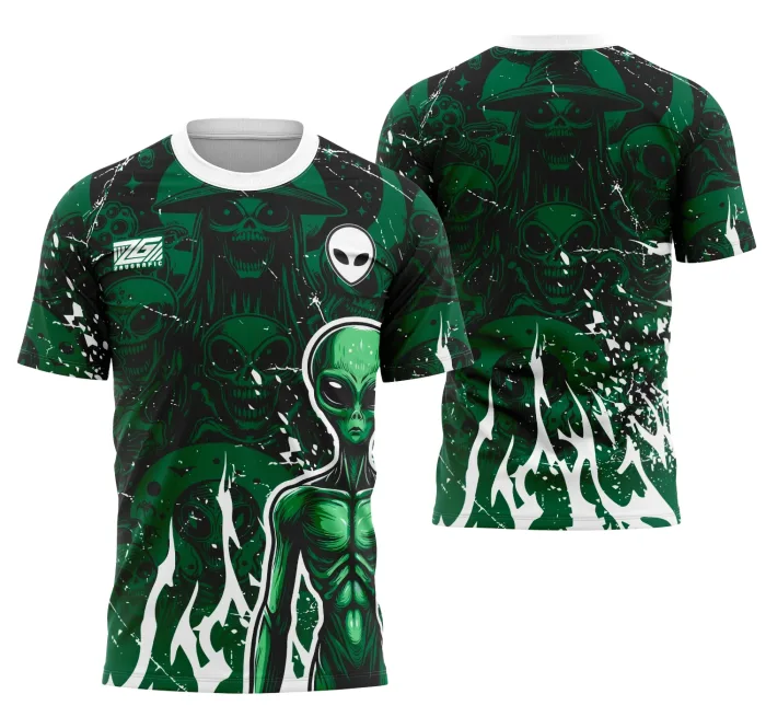 Arte Camisa Interclasse Equipe Alienígena