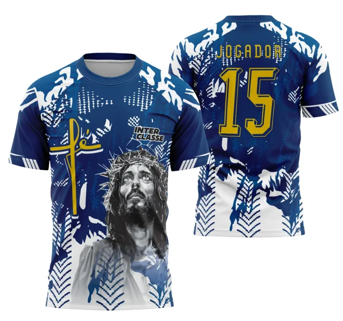Camisa Interclasse Futebol Jesus Cristo modelo 24
