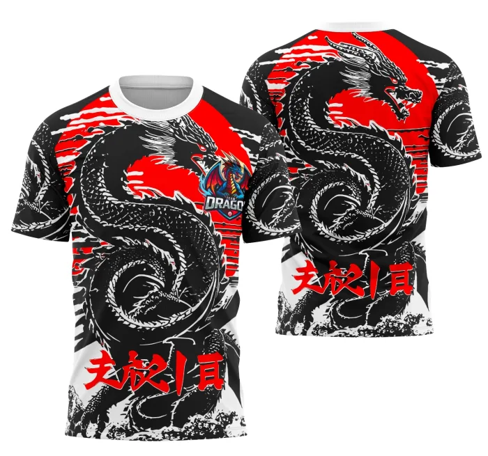Arte Camisa Interclasse Equipe Dragão - Modelo 3