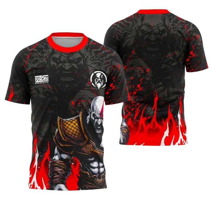 Arte Camisa Interclasse Equipe Kratos