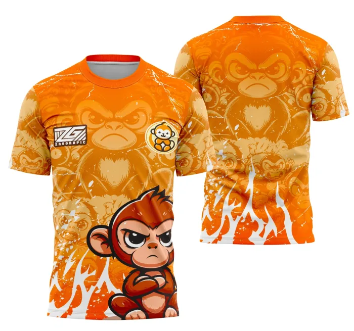 Arte Camisa Interclasse Equipe Mono Bonito