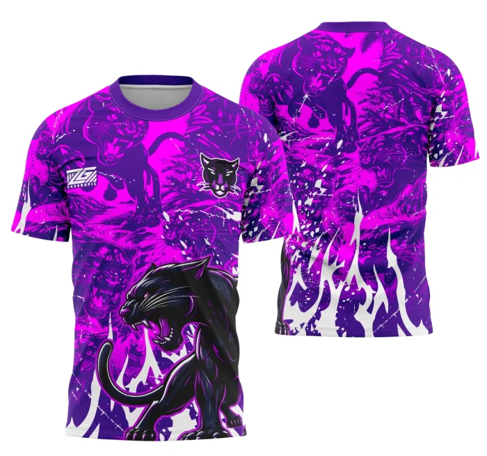 Arte Camisa Interclasse Equipe Pantera