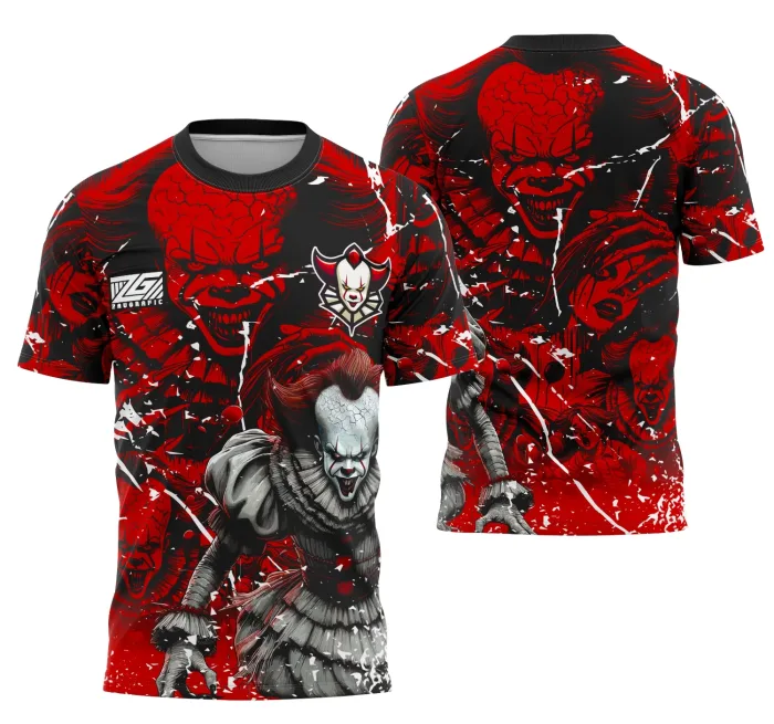 Arte Camisa Interclasse Equipe Pennywise
