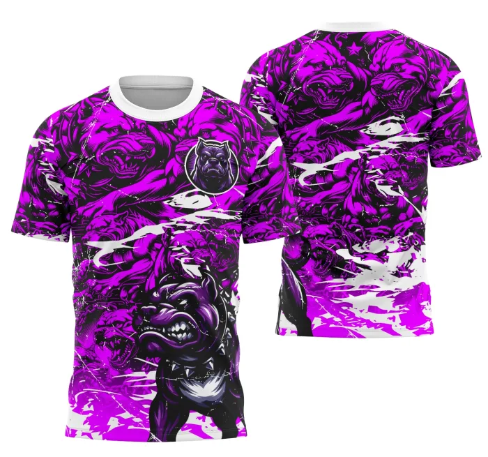 Arte Camisa Interclasse Equipe Pitbull Dog