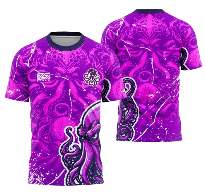 Arte Camisa Interclasse Equipe Polvo