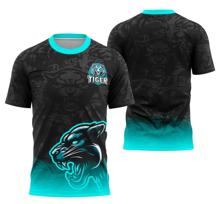Arte Camisa Interclasse Equipe Tigre - Modelo 2
