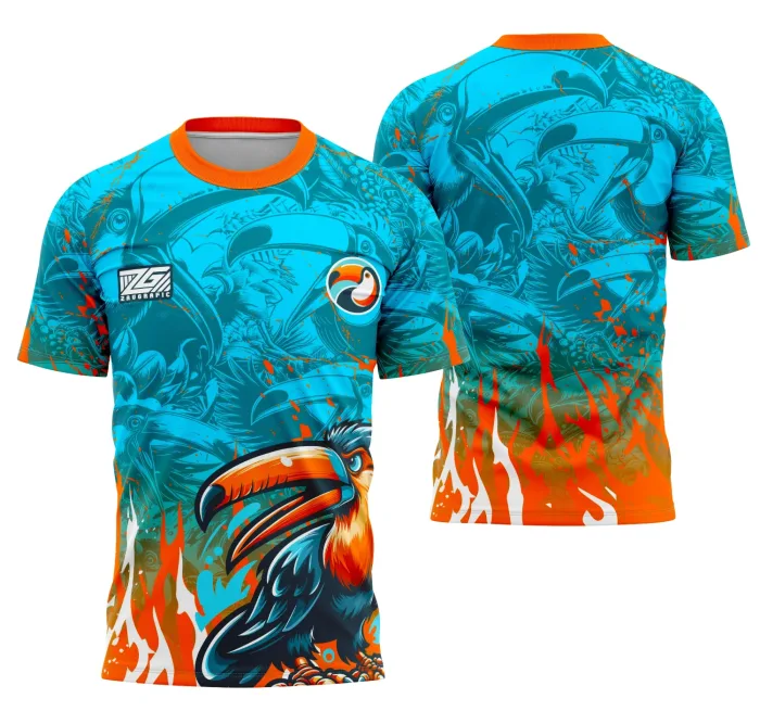 Arte Camisa Interclasse Equipe Tucan - Modelo 2