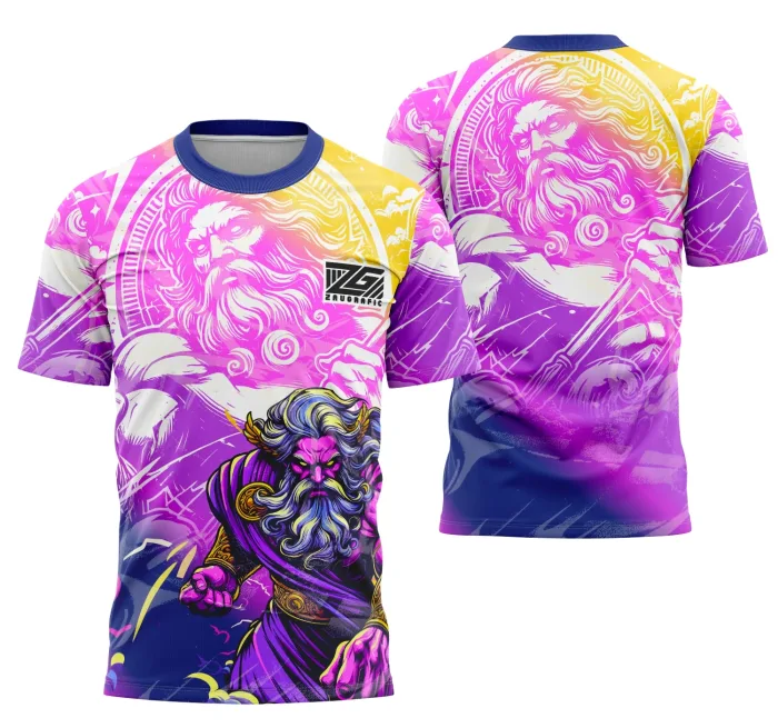 Arte Camisa Interclasse Equipe Zeus