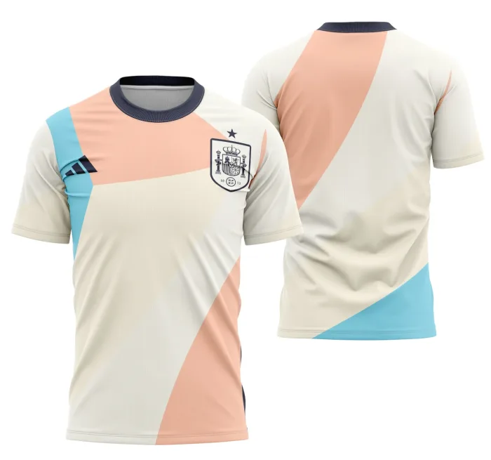 Arte Camisa Interclasse Espanha Feminino Fora 2025
