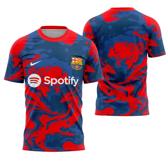 Camiseta unissex preta com logo no peito e estampa grande nas costas da Interclasse Fantasia de Barcelona, modelo 2, perfeita para fãs e eventos temáticos.
