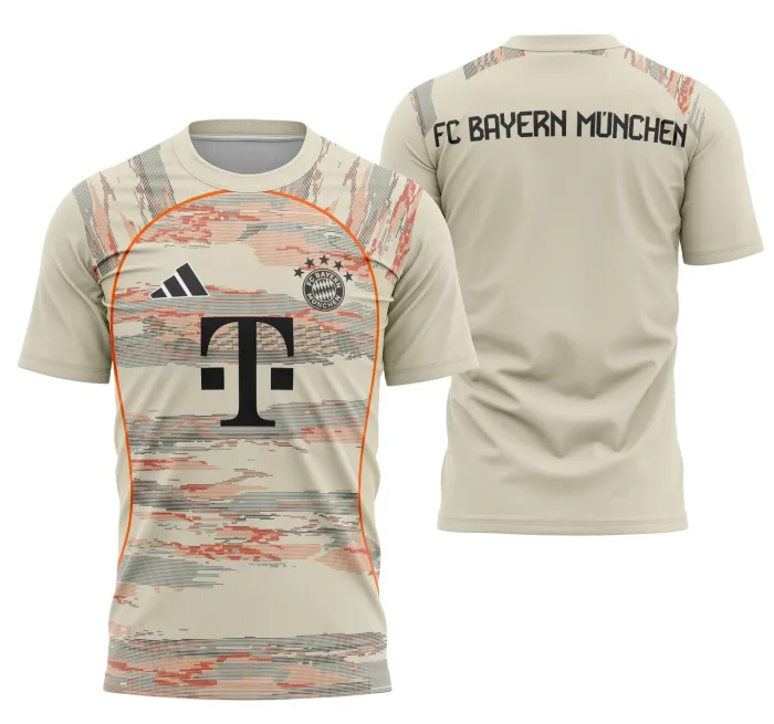 Arte Camisa Interclasse Fc Bayern Munique Fora Kit 25