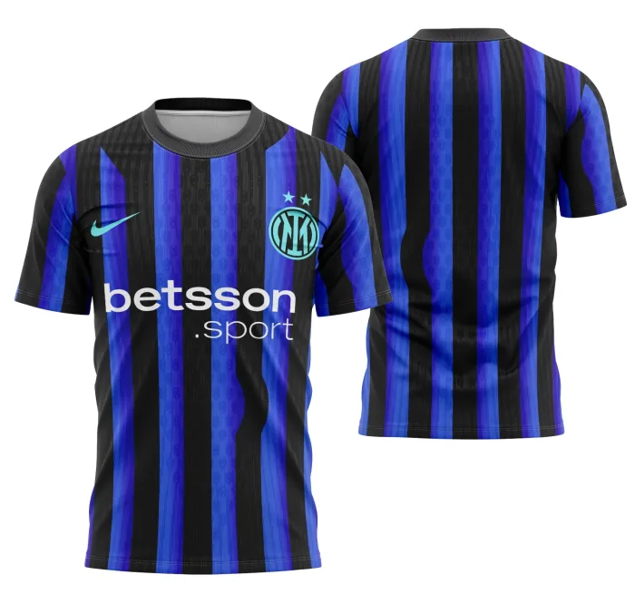 Arte Camisa Interclasse Home Do Inter De Milão 25-26