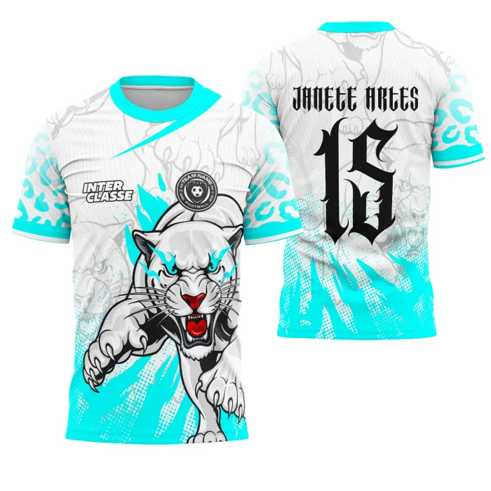 Arte Camisa Futebol Interclasse Pantera Polar 2025 modelo 2