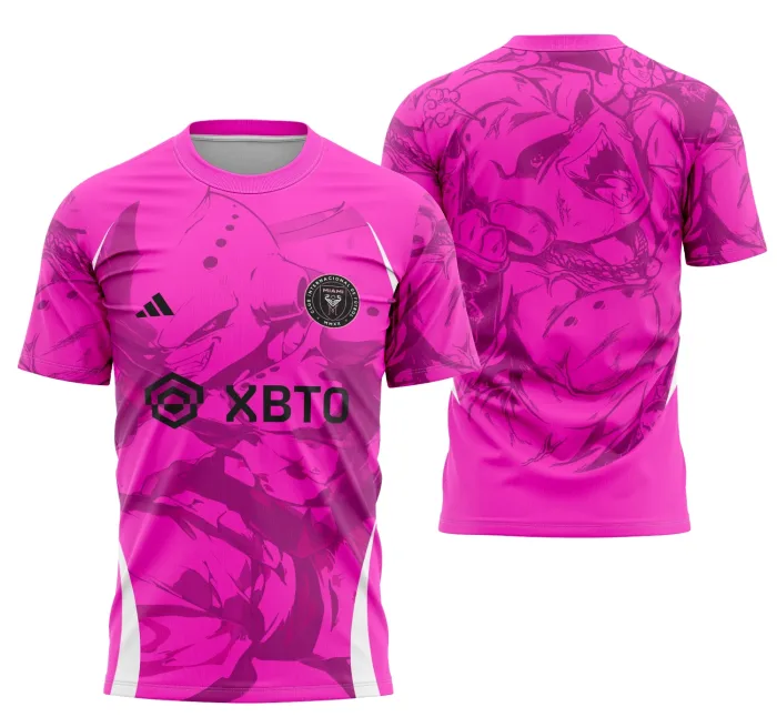 Arte Camisa Interclasse Inter De Miami Dragon Ball Z Concept