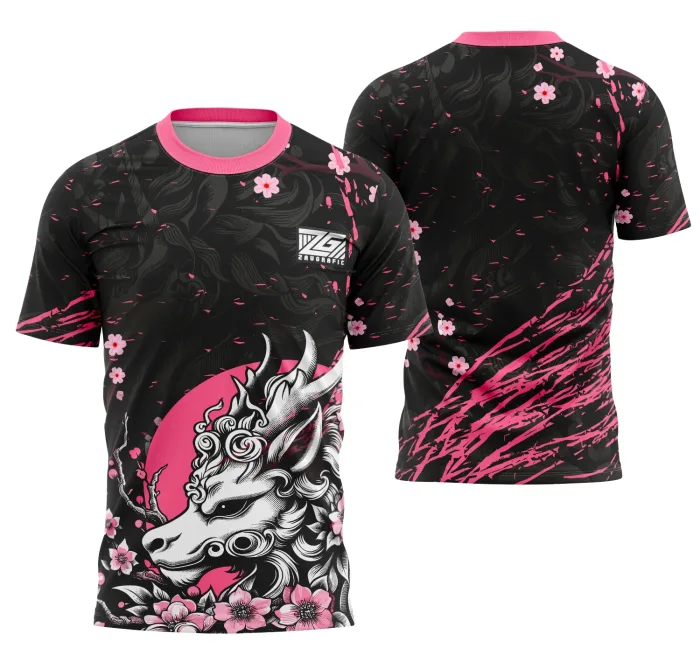 Arte Camisa Interclasse Kirin Japonês