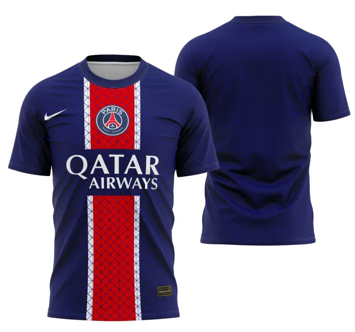 Arte Camisa Interclasse Kit Doméstico Do Psg 25-26 Vazado