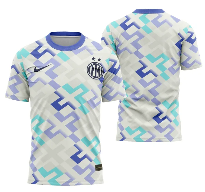Arte Camisa Interclasse Kit Fora De Casa Do Inter Milão 25-26 Vazou