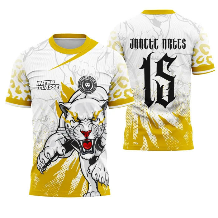 Arte Camisa Futebol Interclasse Pantera Polar 2025 modelo 4