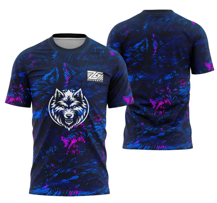 Arte Camisa Interclasse Lobo