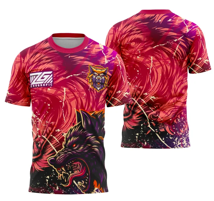 Arte Camisa Interclasse Lobo - Modelo 1