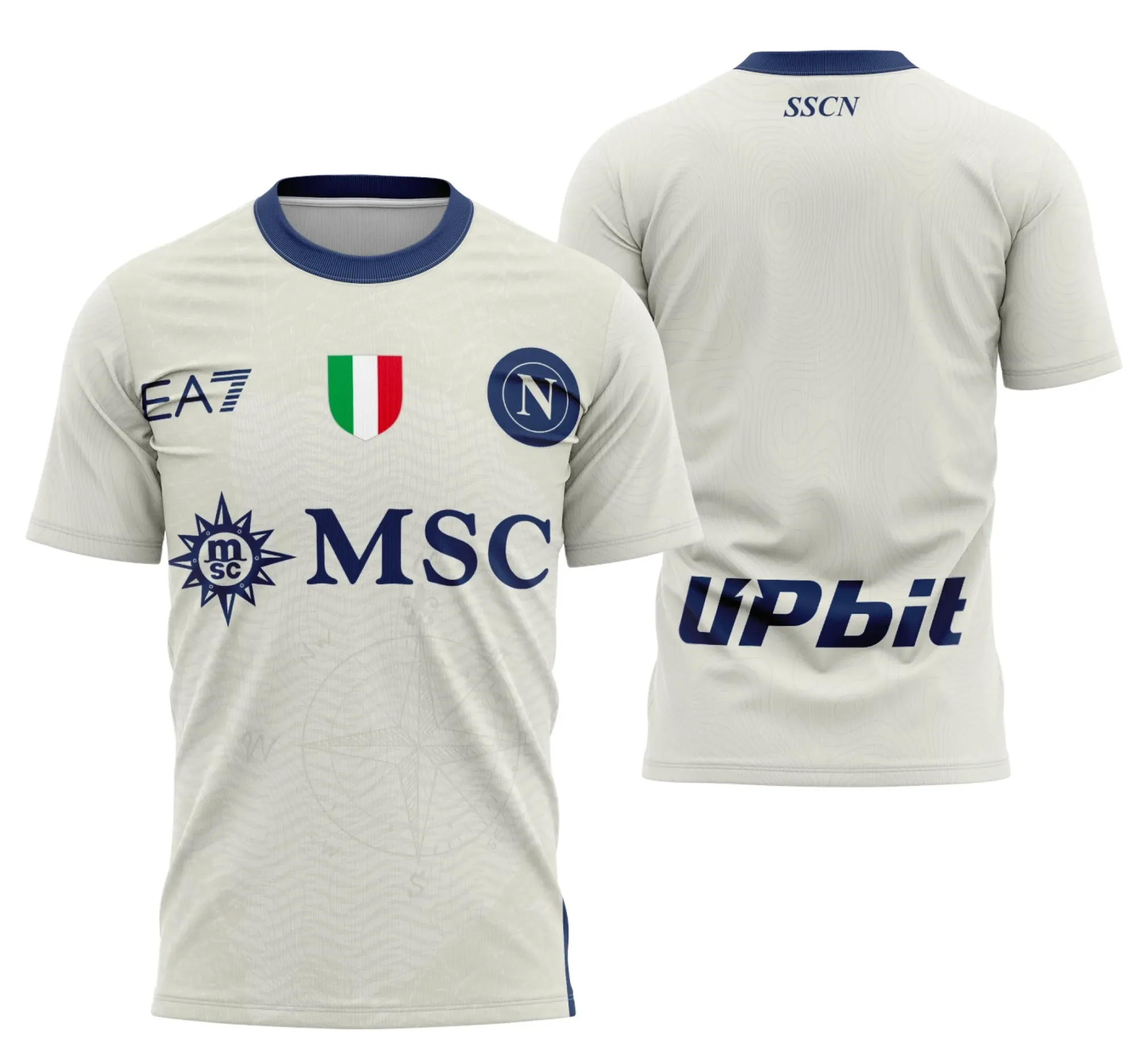 Camiseta unissex preta com logo no peito e estampa grande nas costas sobre o tema Lobotka Napoli edição especial, design marcante e moderno para fãs do clube e do jogador.