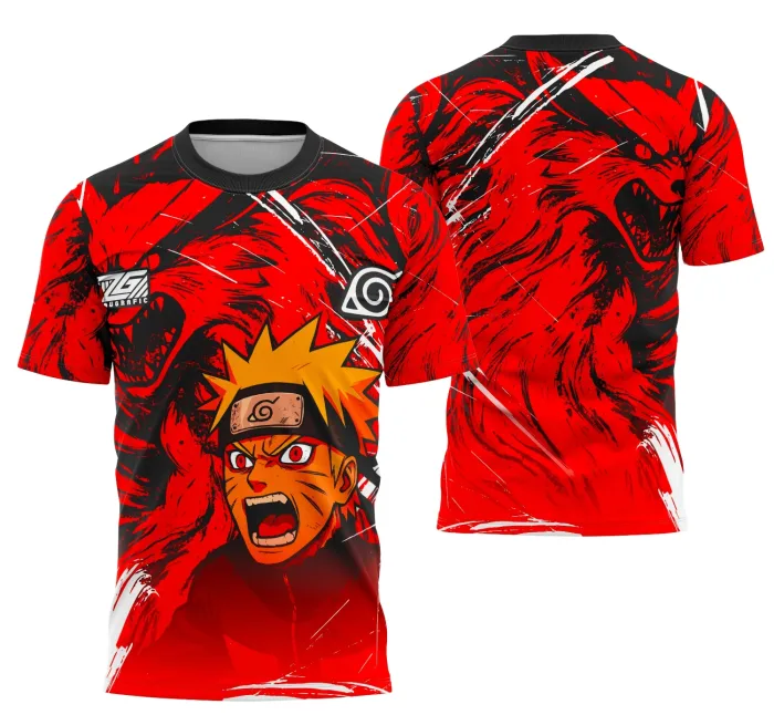 Arte Camisa Interclasse Naruto