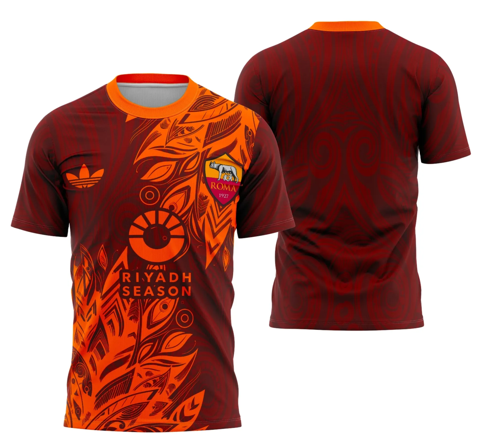 Camiseta unissex preta com logo no peito e estampa grande nas costas do tema Interclasse Roma, perfeita para usar em encontros e eventos escolares.