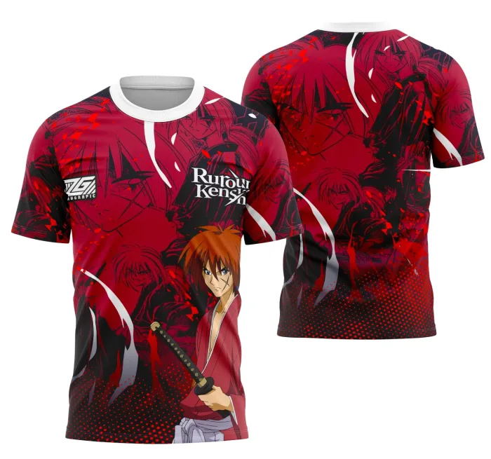 Arte Camisa Interclasse Rurouni Kenshin