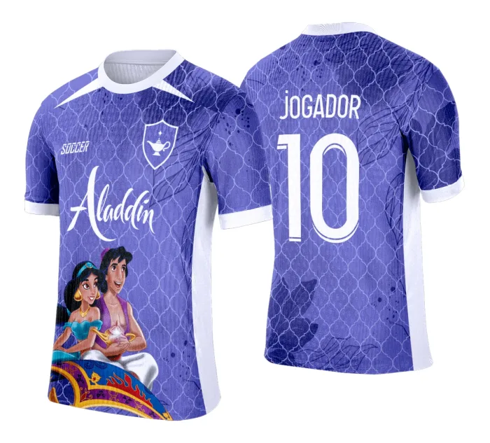 Arte Vetor Camisa Interclasse Aladdin - 0192