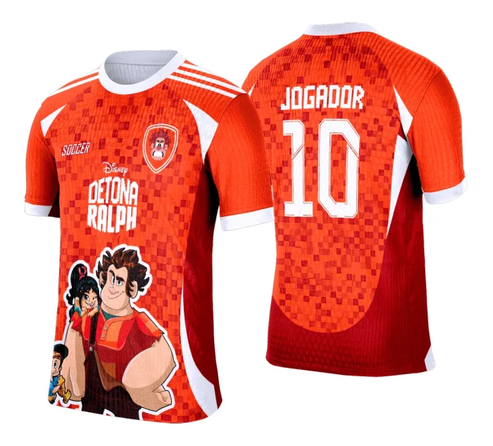 Arte Vetor Camisa Interclasse Detona Ralph - 0173