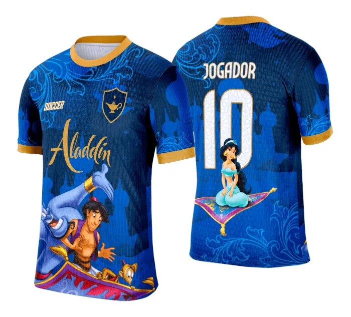 Arte Vetor Camisa Interclasse Aladdin - 0165