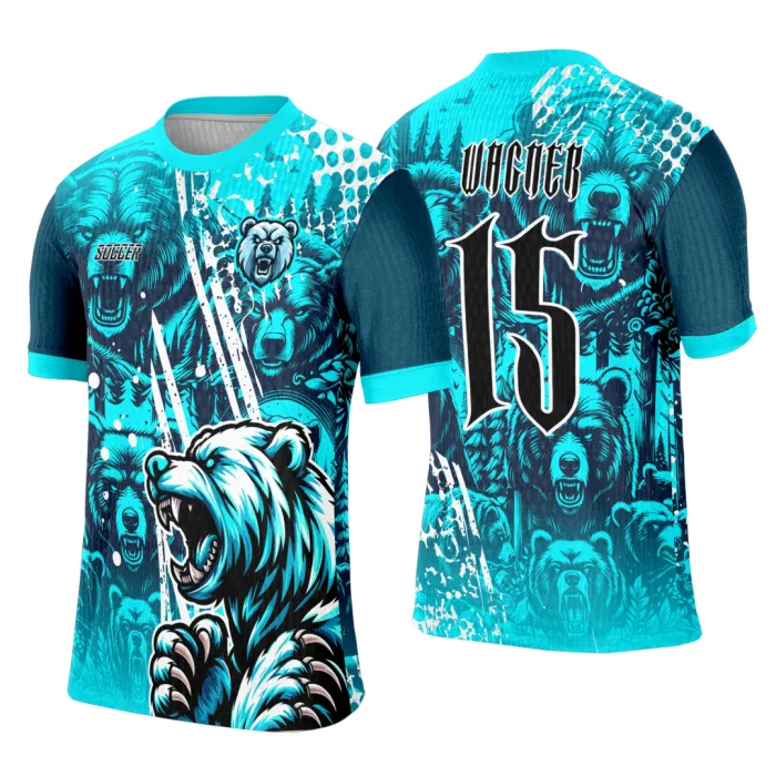 Arte Template Camisa Interclasse Urso Azul 2025 - 0151