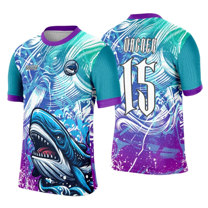 Arte Template Camisa Interclasse Baleia Azul - 0131