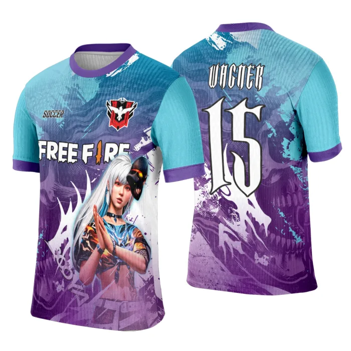 Arte Template Camisa Interclasse Free Fire - 0106