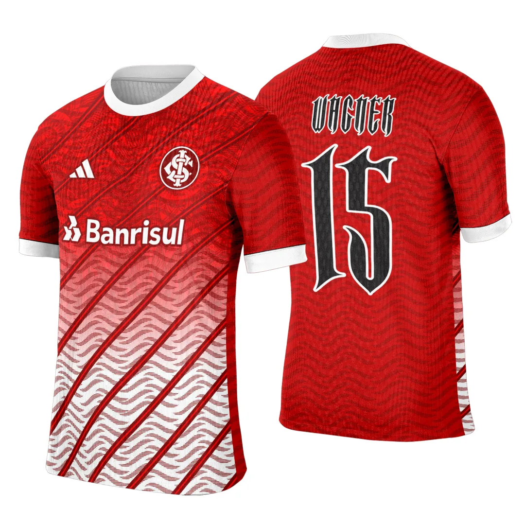 Camiseta unissex preta com logo no peito e estampa grande nas costas, tema Interclasse Internacional, ideal para eventos e turmas, visual moderno e despojado.