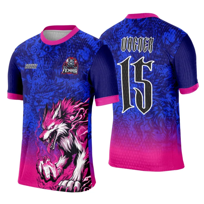 Arte Template Camisa Interclasse Lobo Fera - 0091