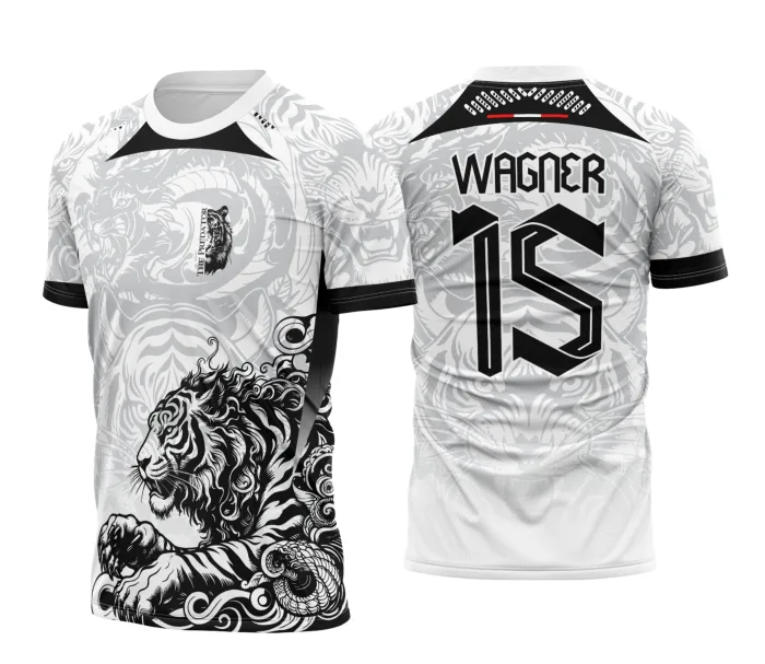 Camisa Interclasse Tigre Preto com Branco 2025