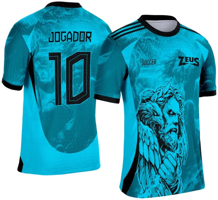 Camisa de Interclasse Zeus 2025 - Arte Vetor Template