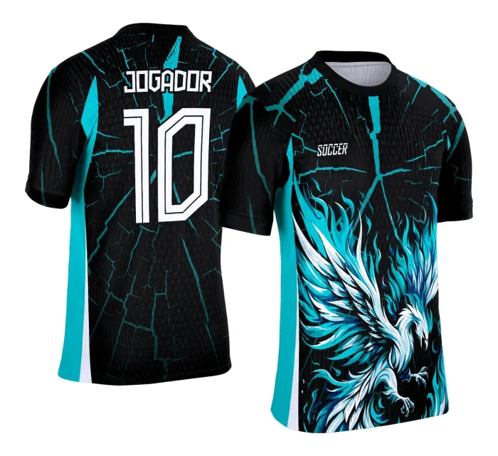 Camisa de Interclasse Fênix 2025 - Arte Vetor Template modelo 2