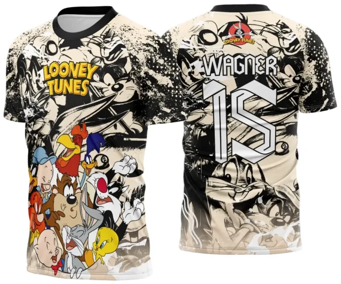 Arte Vetor Camisa Interclasse Looney Tunes 2025